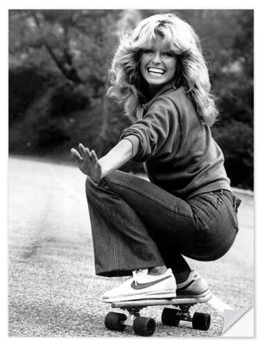 Selvklebende plakat Farrah Fawcett