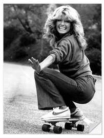 Wandsticker Farrah Fawcett