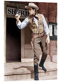 Acrylic print Cheyenne, Clint Walker