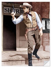 Wandsticker Cheyenne, Clint Walker