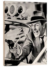 Wood print The detectives, Robert Taylor