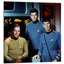 Print på aluminium Star Trek - Raumschiff Enterprise II