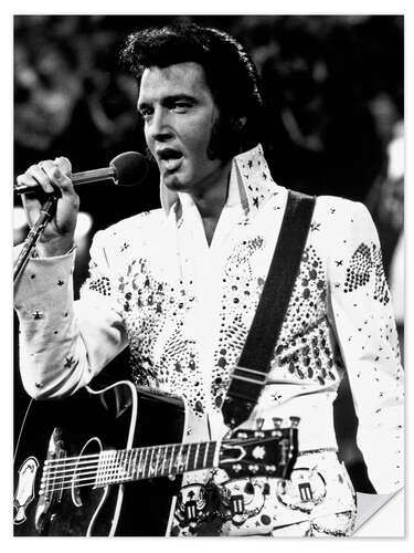 Sisustustarra Elvis Presley With on Stage