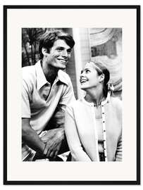 Gerahmter Kunstdruck Love of Life, Christopher Reeve, Elizabeth Kemp