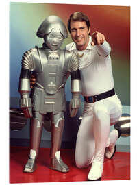 Akrylbillede Buck Rogers and Robot