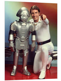 Foam board print Buck Rogers and Robot