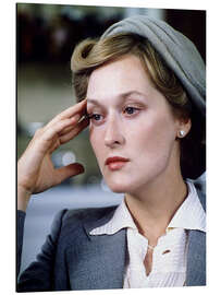 Tableau en aluminium Meryl Streep