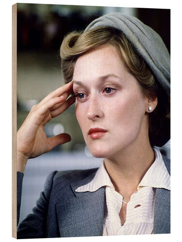 Hout print Meryl Streep