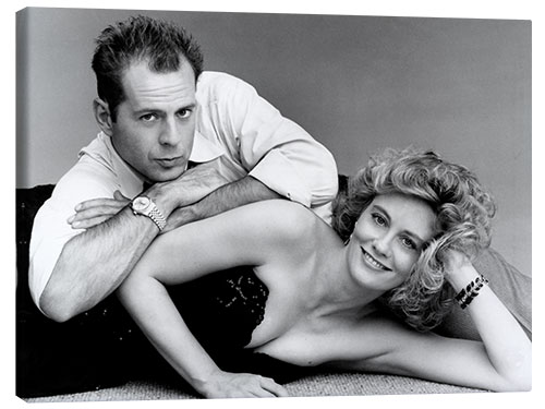 Leinwandbild Bruce Willis, Cybill Shepherd I