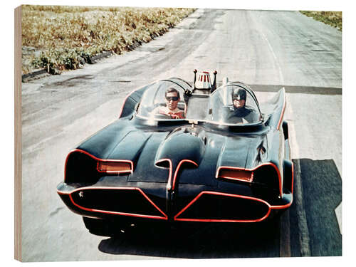 Holzbild Batman, Batmobile