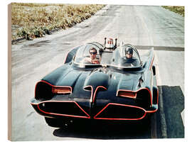 Holzbild Batman, Batmobile