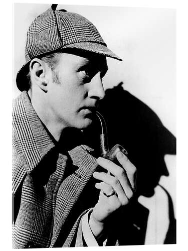 Cuadro de metacrilato Sherlock Holmes, Ronald Howard