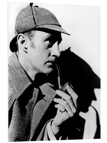 Foam board print Sherlock Holmes, Ronald Howard