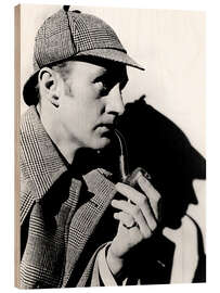 Quadro de madeira Sherlock Holmes, Ronald Howard