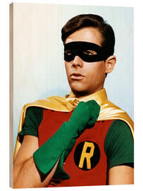 Wood print Robin