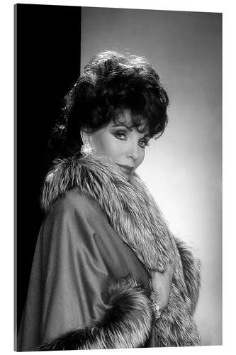 Stampa su vetro acrilico Joan Collins