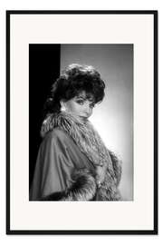 Gerahmter Kunstdruck Joan Collins