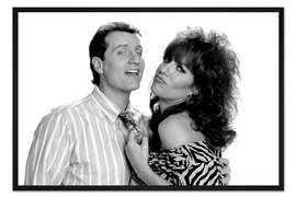 Gerahmter Kunstdruck Ed O'Neill, Katey Sagal