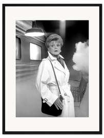 Gerahmter Kunstdruck Mord ist ihr Hobby