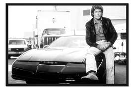 Gerahmter Kunstdruck Knight Rider