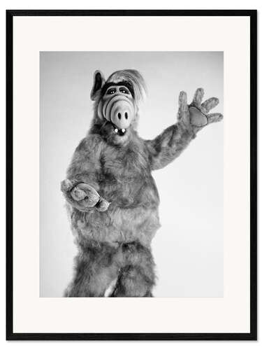 Ingelijste kunstdruk Alf