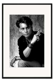 Gerahmter Kunstdruck Johnny Depp - 21 Jump Street