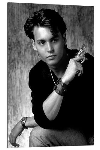 Quadro em plexi-alumínio Johnny Depp - 21 Jump Street