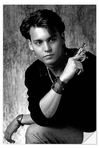 Naklejka na ścianę Johnny Depp - 21 Jump Street