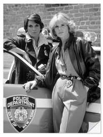 Sticker mural Cagney &amp; Lacey, Police Department II