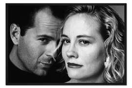 Gerahmter Kunstdruck Bruce Willis, Cybill Shepherd III
