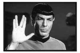 Gerahmter Kunstdruck Mr. Spock - Star Trek