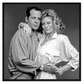 Gerahmter Kunstdruck Bruce Willis, Cybill Shepherd II