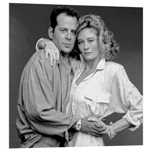 Cuadro de PVC Bruce Willis, Cybill Shepherd II