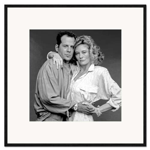 Gerahmter Kunstdruck Bruce Willis, Cybill Shepherd II