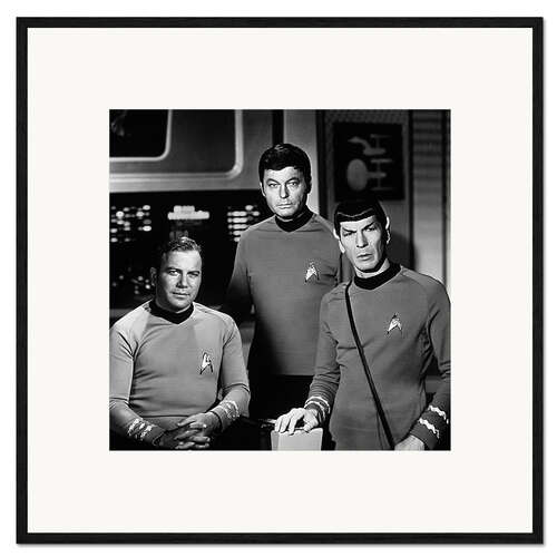Innrammet kunsttrykk Star Trek - Raumschiff Enterprise I