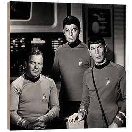 Wood print Star Trek - Raumschiff Enterprise I