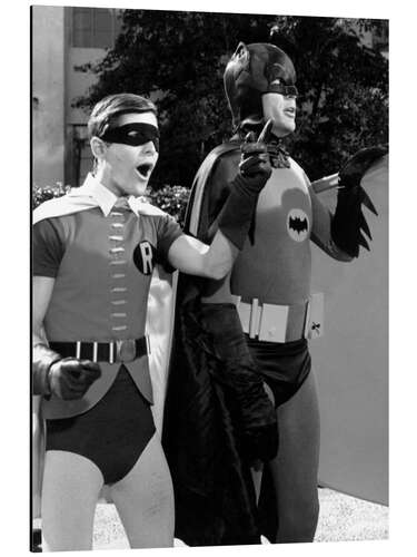 Tableau en aluminium Batman and Robin