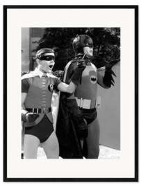 Gerahmter Kunstdruck Batman und Robin