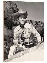 Quadro de madeira The Roy Rogers Show, Roy Rogers