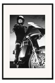 Gerahmter Kunstdruck Street Hawk