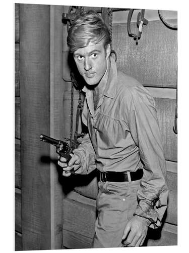 PVC-tavla Robert Redford - The Virginian