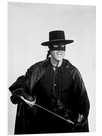 Foam board print Zorro