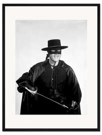 Gerahmter Kunstdruck Zorro