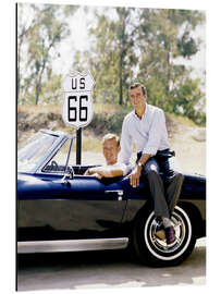 Magnettafel TV-Serie Route 66