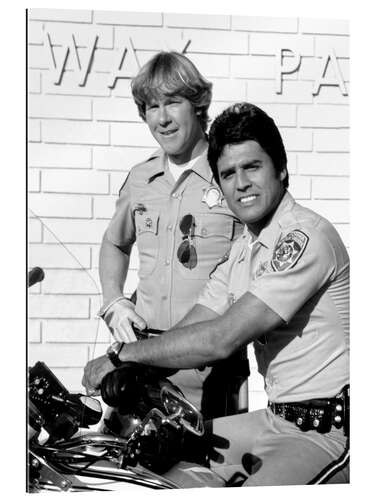 Galleritryk Chips, Larry Wilcox, Erik Estrada