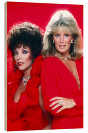 Puutaulu Joan Collins, Linda Evans