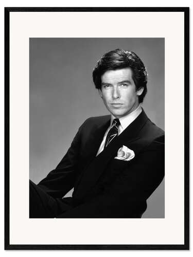 Impresión de arte enmarcada Pierce Brosnan