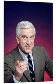 Aluminium print Leslie Nielsen