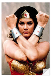 Vinilo para la pared Wonder Woman Lynda Carter