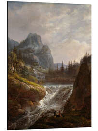 Magnettafel Norwegische Landschaft